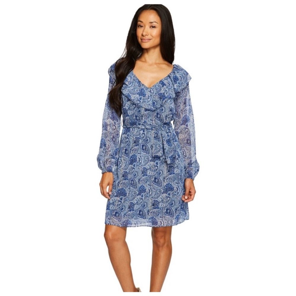 Dress michael kors M kinley tie dress silk feel